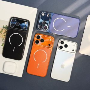 Instantly Change to iPhone 17 Pro Max Case iPhone 15 16 17 Pro Max Compatible with MagSafe [Camera Protection] [15FT Military Drop Protection] Shockproof Translucent Matte Anti-Slip Phone Case