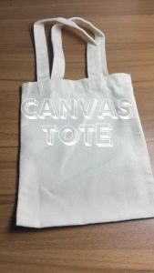 Magic photo 1pc Plain Canvas Tote Bag Printable High Quality and Thick Fabric 8x10 inches