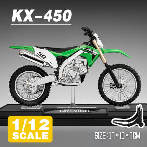 LEO 1:12 Kawasaki KX-450 Motorcycle Diecast Model Car Alloy Cars Toys Collection Gift For Kids Boy Girl