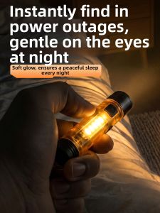 BEAUTY IN THE LIGHT | Portable Mini Keychain Flashlight Rechargeable