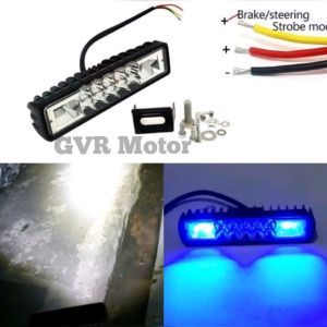 Lampu tembak sorot LED slim bar 10 mata 4441 plus senja Universal