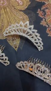 (Ready Stock)5 Styles Childrens Crown Decoration Rhinestone Tiara Accessories Princess Crown