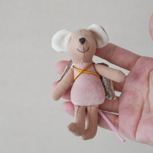 Cute Mini Mouse Plush Doll - Soft Stuffed Animal Toy for Kids Girls Boys Baby Shower Gift (Multicolor)