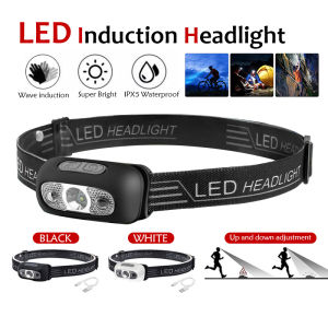 [Ready Stock] Powerful LED HeadLamp COB XPE Ultra Bright Light USB 10000Lm Rechargeable Sensor Head Light Waterproof Induction Switch Headlamp