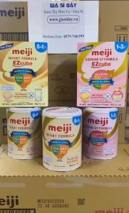 (HSD 2027) Sữa Meiji NHẬP KHẨU Lon Thanh Số 0 Số 9 - Sữa Bột Công Thức 800g