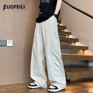 ZUOFEILI | Summer American Style Loose Workwear Pants