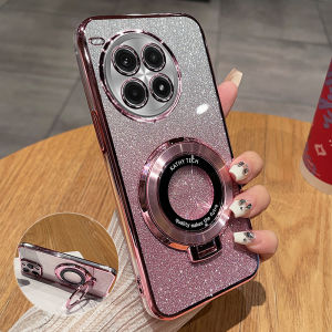 OnePlus Ace3 pro Phone Case Silicone Protective Full Cover Anti-Fall Transparent Soft Shell with Stand for Men And Women New Model Luxury Feel