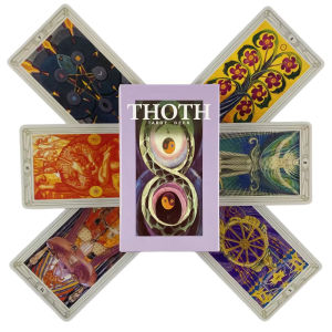 78Pcs Alester crowley thoth Tarot deck Cards Board Deck Games Palying Cards For Party Game