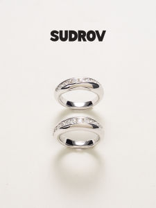Luxury Simple Mosang Zircon Silver Ring
