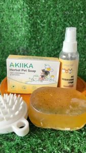 BUT 1 TAKE 1 Akiika Herbal Pet Soap 100% Natural Handmade Sterilization Anti-Parasitic Deodorization Pet Care