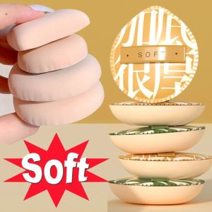 Soft Cosmetics Puffs Large Cotton Candy Velvet Powder Puff XL Powder Puff Super Soft Cotton Face Foundation Make-up Accesories