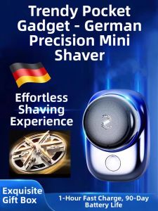 Germany Quality New Mens Portable Rotary Waterproof Electric Shaver