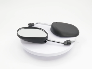 SUZUKI SHOGUN 125 Motorcycle Long Stem Big Side Mirror - Stock Type High Quality with Free Adaptor Accessories