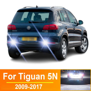 2Pcs LED Reverse Backup Light Bulbs For Volkswagen For VW Tiguan 5N 2009 2010 2011 2012 2013 2014 2015 2016 2017 T15 W16W Canbus