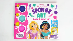Disney Princess Sponge Art Book & Paint Set Activity Book