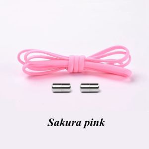 Semicircle No Tie Shoelaces Elastic Shoe Laces Sneakers Shoelace Metal Lock Quick Lazy Laces for Women Man and Kids Shoe Strings