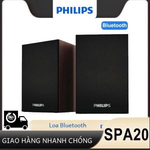 Philips SPA20 Hệ Thống Loa Bluetooth 2.0 Kênh Với Âm Thanh Vòm 360 Độ Âm Thanh Nổi Không Dây Cho Máy Tính Macbook Laptop Dùng Nguồn USB