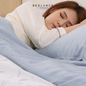 BEGLANCE Bamboo Silk Sprei Fitted 200x200 Tinggi 40cm Seprai Super King Premium - Varian Motif