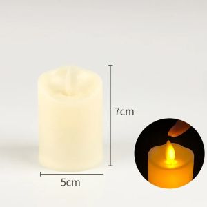 10~1PCS Wholesale LED Candles Flameless Flickering Light Flameless Candle for Christmas Wedding Decor Birthday Party Supplie