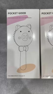 Fyngalery ♛ Sisir Air Bag Motif Piggy Sisir Gagang Premium Hair Comb SR104