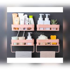 ชั้นวางของติดผนัง และชั้นวางของเข้ามุม ไม่ต้องเจาะผนัง(พร้อมที่ติด) CH0561 CH0643 โปรดอ่านรายละเอียดก่อนสั่งซื้อค่ะ