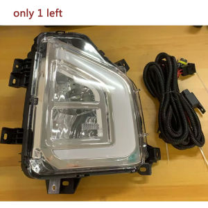 LED Daytime Running Fog Light For Mitsubishi Triton L200 2019-2021 Front Bumper Driving Turn Signal DRL Lamp