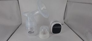 Coral Babies Electric Breast Pump with BPA Free Wide Neck Bottle