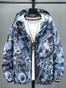 Sun Protection Clothing Quick-Drying Ultra-Thin Breathable Mens Clothing Baggy Casual Jacket Summer Trendy Camouflage Thin Coat Men Sun-Protective Clothing