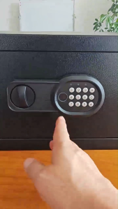 Peti Besi Simpan Duit Advanced Safe Fingerprint Unlocking Security Fire Prevention Anti Theft Home Office Hotel Metal Safe Peti Simpanan Besi Kotak