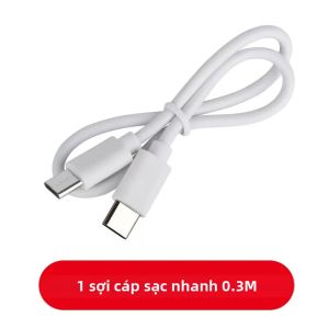 Cáp Sạc Siêu Nhanh 120W Dual USB-C Sang Type C Cho iPhone 17 Samsung Huawei - Dây Truyền Dữ Liệu Sạc Nhanh 1m/1.5m/2m (1-3 Cái)