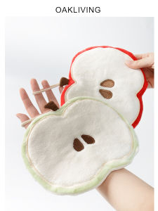 Khăn Lau Tay Bằng Vải Nhung San Hô Oakliving Dùng Tại Nhà Phòng Tắm Phòng Vệ Sinh Treo Thấm Hút Mềm Mại Không Rụng