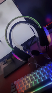 Inplay H20 RGB Wired Headset RGB Light Gaming Headset Headphones With Microphone For Pc Laptop