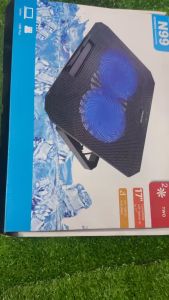 Quạt tản nhiệt laptop 12-17 inch có LED và Fan N99