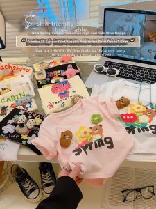 JIFANPAUL | Summer Cotton Cartoon Printed T-Shirt For Kids