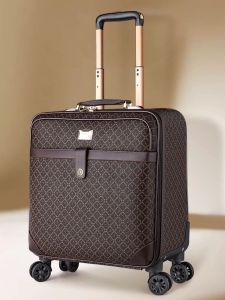 Genuine Leather Business Travel Suitcase with Universal Wheels 20 Inch Luggage for Men And Women 22 Inch Suitcase for Travel