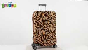 HMUNII Cover Koper Elastis Polos Suitcase Cover L - ZY005 - Black