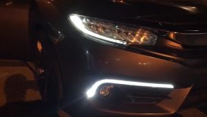 Honda Civic FC Bumper Lamp DRL Led Day Light Front Bumper 2016 2017 2018 2019 2020