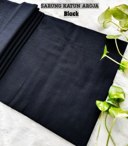 Sarung Katun Santri Remaja Goyor Polos Warna Tanpa Tumpal Best Seller Kemasan Zipper Pouch Terbaru