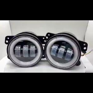 【Daily Deals】 DriveDynasty 4 Inch 3.5Inch LED Fog Lights 60W Amber CREE Led Chips Offroad Dri.ving Fog Lights Drl For Car Motorcycle