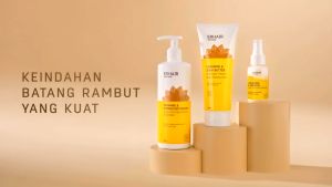 Erha Erhair Restore Ceramide & Keratin Shampoo Memperbaiki Rambut Kering & Rusak