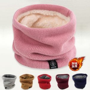 Winter Warm Scarf Woolen Knitting Neck Sport Scarf Men Face Cover Winter Skating Running Warm Scarves Thick Cold-proof Collar
