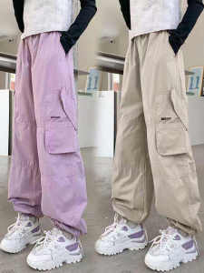 Girls Casual Fashionable Spring Autumn Workwear Pants Quality Childrens Clothing Korean Style Long Trousers for Kids