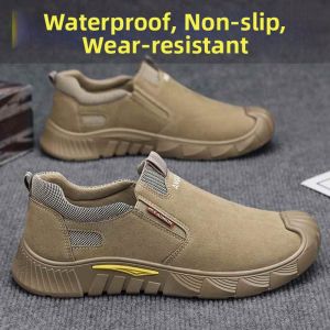 TIANZHENTONGXIU | Lightweight Breathable Wear-resistant Welding Safety Shoes