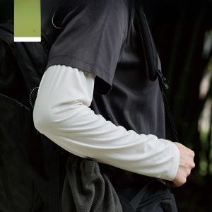 MiiOW | Cat Woman Ice Silk Sun Protection Sleeve Covers Womens Summer Travel Driving Outdoor Cycling Arm Protection UV Protection