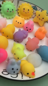 20Pcs Squishies Toys for Kids Slime Animal Squishies Toys Squishy Fidget Toy Stress Reliever Toy