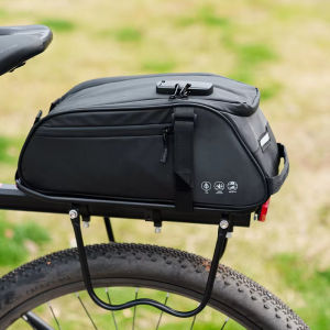 OFFBONDAGE Saddlebag Motorcycles Bike Rack Bag Top Tube Bag Reflective Waterproof  Cycling  Side Rear Rack Bicycle Bag With Lock