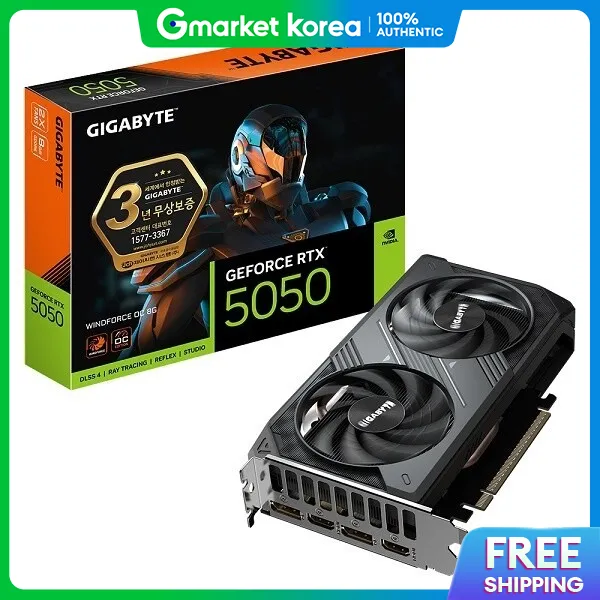 GIGABYTE | Gigabyte Geforce Rtx 5050 Windforce Oc 8Gb Gddr6 Graphics Card Gaming Gpu g Original Product