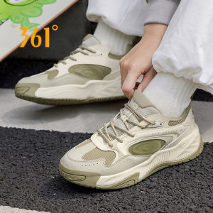 361 Degrees Jincheng 682516602รองเท้ากีฬาผู้หญิงที่มีพื้นหนารองเท้าลำลองเข้ากับทุกชุด