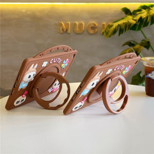 สำหรับ Xiaomi Redmi Pad SE 4G 5G 8.7 "11.0" 12.1 "Mi Pad 5 6 Pro แท็บเล็ตสำหรับเด็กน่ารัก LABUBU ด้ามจับซิลิโคนช่องเสียบปากกาเคสแลปท็อป