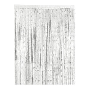 String Door Curtain Glitter Door String Curtain Silver Ribbon Shiny Tassel Flash Line Curtain Valance for Window Room Home Decor